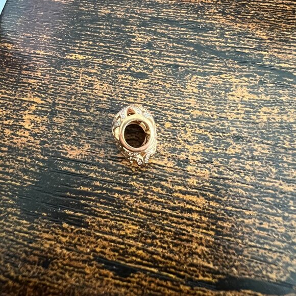 NIB Pandora 14K Gold Heart of Luxury #757557 CZ - Picture 6 of 6